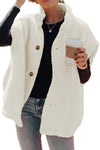 Black Sherpa Cap Sleeve Stand Collar Vest Coat