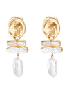 Cocoa Yacht Club Baroque Style Pearl Earrings