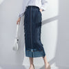 Cocoa Yacht Club Pleated Denim Skirt