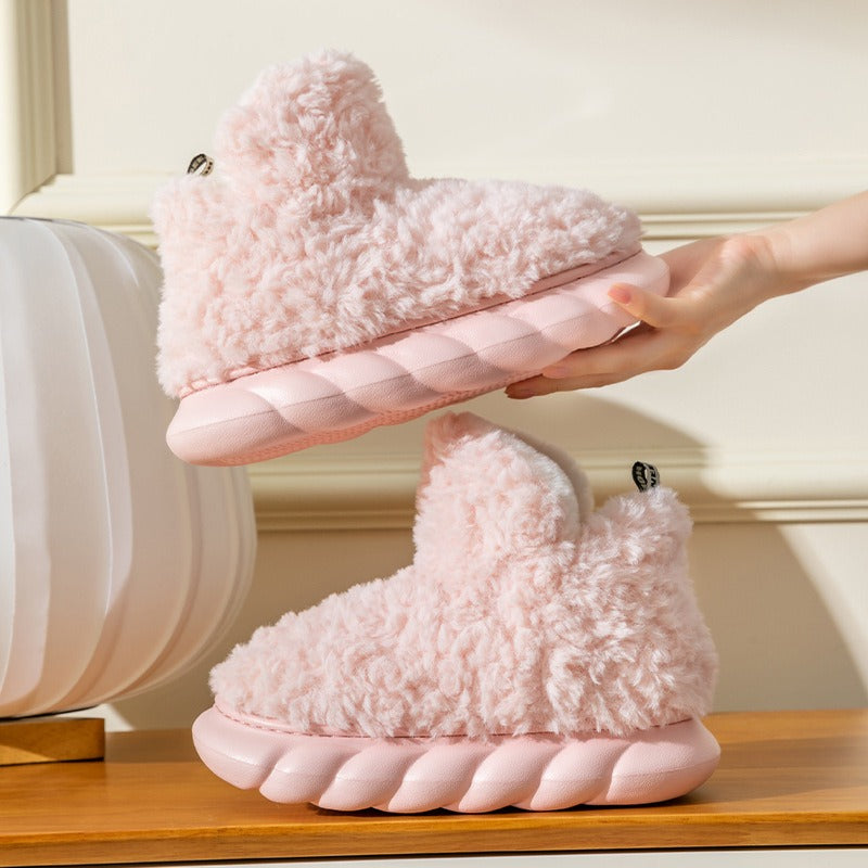 Cocoa Yacht Club Plush Cotton Slippers