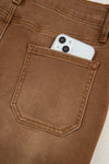 Breen Cropped High Rise Wide Leg Jeans