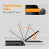 Panini Press Grill Indoor Sandwich Maker with Temperature Setting, 4 Slice