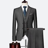 Cocoa Yacht Club Green Slim Fit Suits 3Pcs Set (Jacket + Pants + Vest)