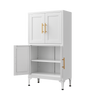 Cocoa Yacht Club White Storage Cabinet with Shelves