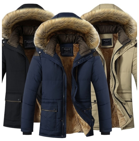 Cocoa Yacht Club Men's Hooded Down Coat