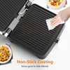 Panini Press Grill Indoor Sandwich Maker with Temperature Setting, 4 Slice