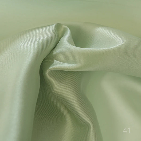 Cocoa Yacht Club Botanical Sage Green Silk Fabric