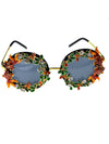 Cocoa Yacht Club Baroque Retro Hollow Koi Fish Sunglasses