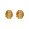 Cocoa Yacht Club Minimalist Concave Oval Earrings