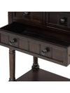 Cocoa Yacht Club Narrow Console Desk (Espresso)