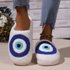 Cocoa Yacht Club Blue Circle Cotton Slippers