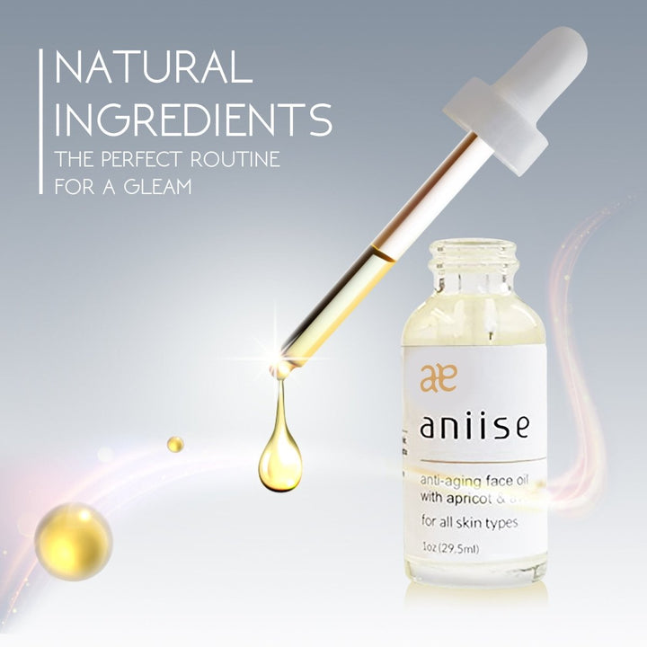 ANIISE Anti – Aging Face Oil with Apricot and Avocado, For All Skin Types - Made in USA – 1 oz Cocoa Yacht Club