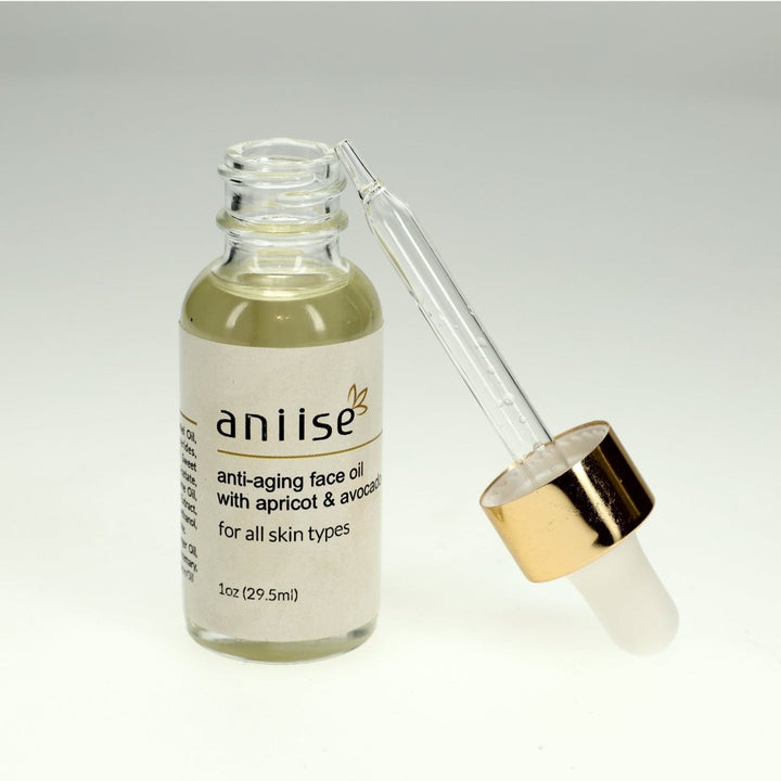 ANIISE Anti – Aging Face Oil with Apricot and Avocado, For All Skin Types - Made in USA – 1 oz Cocoa Yacht Club