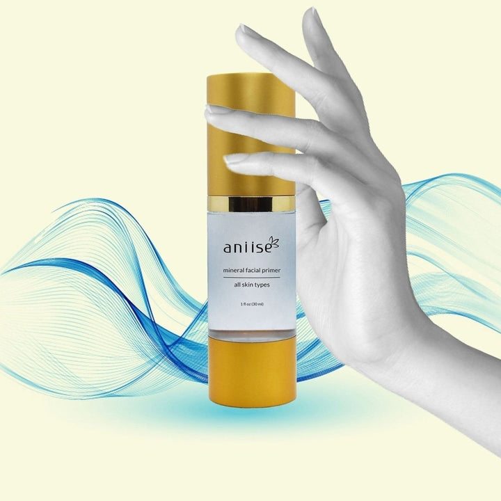 ANIISE – Mineral Makeup Facial Foundation Primer for Face - Suitable for All Skin Types 1 Fl oz Cocoa Yacht Club