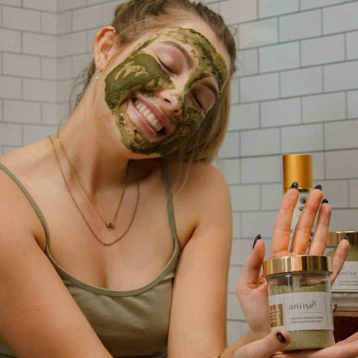 ANIISE - Restorative Botanical Face Mask - Loaded with Vitamin C, E and B+ Collagen - Made in USA - 8 Oz Cocoa Yacht Club