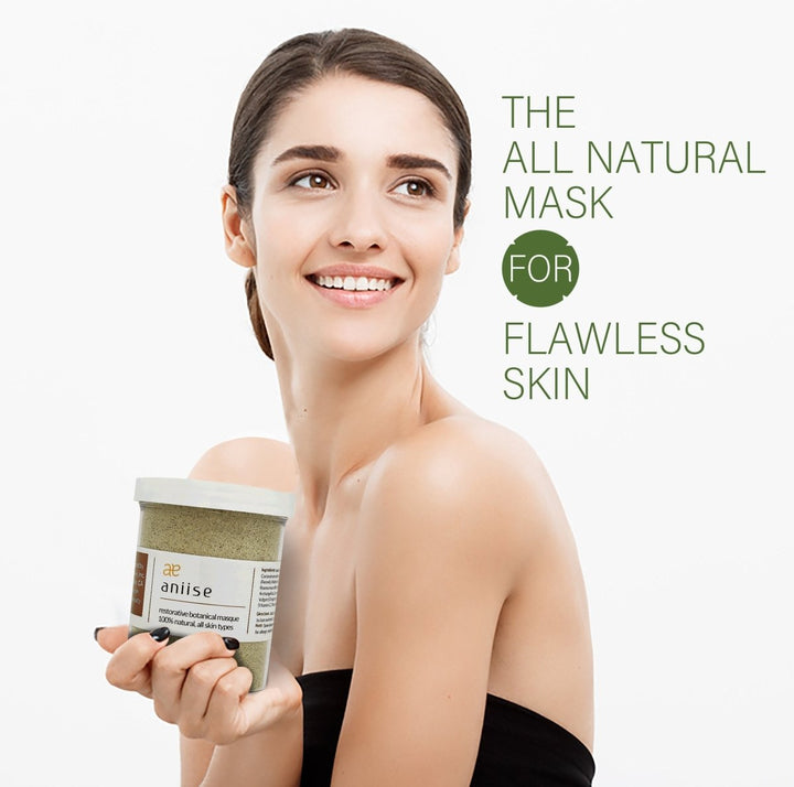 ANIISE - Restorative Botanical Face Mask - Loaded with Vitamin C, E and B+ Collagen - Made in USA - 8 Oz Cocoa Yacht Club