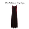 Cocoa Yacht Club Velvet Cardigan & Strap Dress