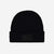 Leather Patch Wool Beanie