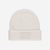 Leather Patch Wool Beanie