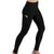 High Waist Elastic Workout Leggings Tummy Control Ruched Booty With Pocket