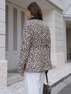 2024 Fall / Autumn New Women Fashion Basic Leopard Jacket Short Coat