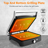 Panini Press Grill Indoor Sandwich Maker with Temperature Setting, 4 Slice