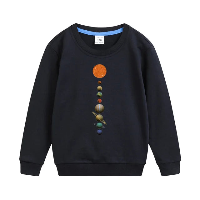 Cocoa Yacht Club 4 Planet Pullover Sweatshirt