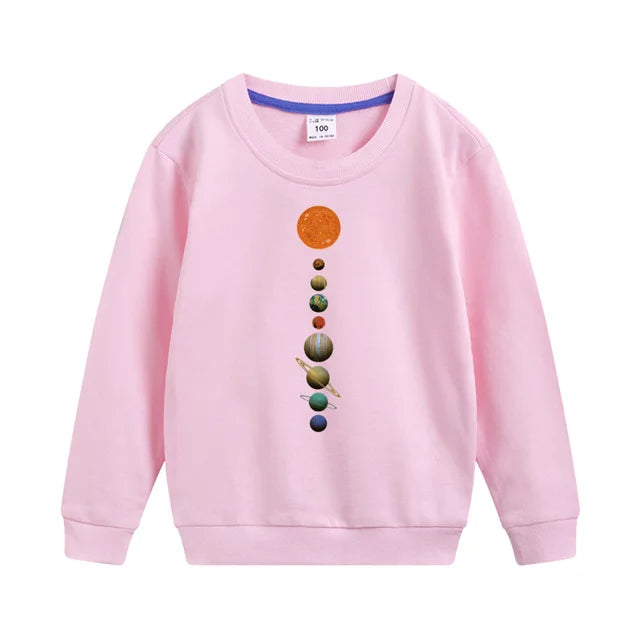 Cocoa Yacht Club 4 Planet Pullover Sweatshirt