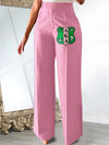 Cocoa Yacht Club Alpha Kappa Alpha Sorority Straight Leg Pants