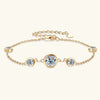 Cocoa Yacht Club Gold Bezel Moissanite Bracelet