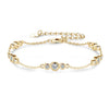 Cocoa Yacht Club Gold Bezel Moissanite Bracelet