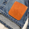 Cocoa Yacht Club Versatile Denim Jacket With Leather Pocket