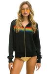 Cocoa Yacht Club Aviator Nation 5 Stripe Rainbow Hooded Sweatshirts