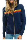 Cocoa Yacht Club Aviator Nation 5 Stripe Rainbow Hooded Sweatshirts