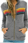 Cocoa Yacht Club Aviator Nation 5 Stripe Rainbow Hooded Sweatshirts