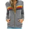 Cocoa Yacht Club Aviator Nation 5 Stripe Rainbow Hooded Sweatshirts