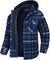 Cocoa Yacht Club Winter Heavy Cotton Plaid Hooded Jacket