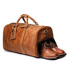 Cocoa Yacht Club Retro Leather Travel Bag