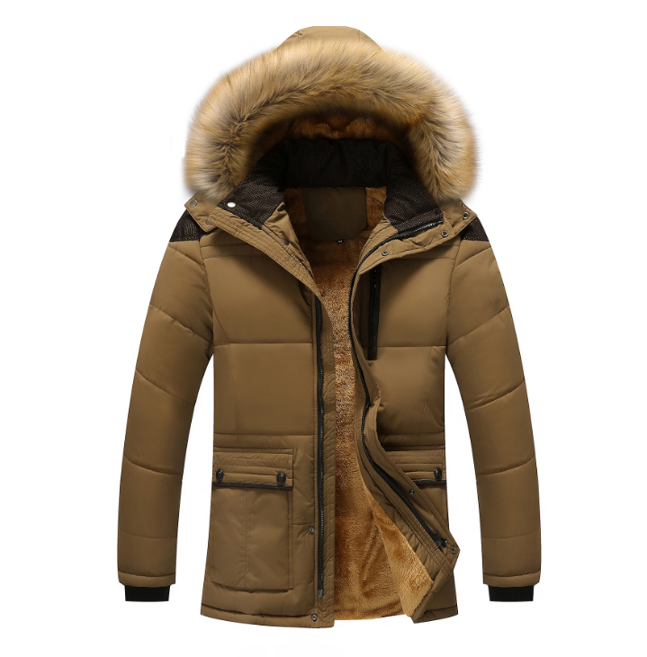 Cocoa Yacht Club Men's Hooded Down Coat