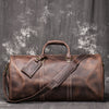 Cocoa Yacht Club Retro Leather Travel Bag