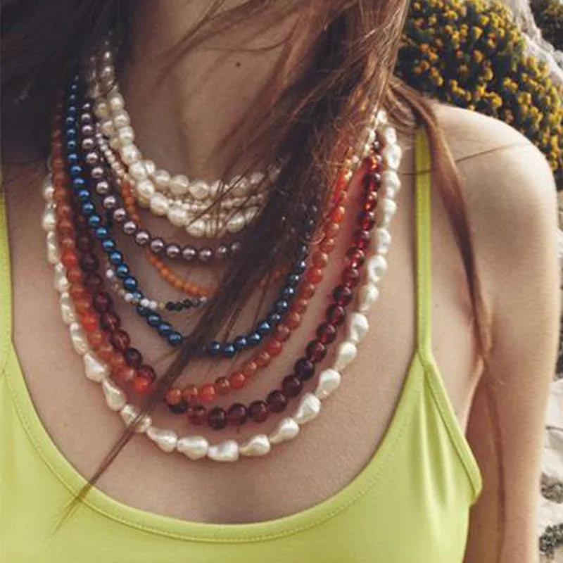 Cocoa Yacht Club Bohemian Multi-layered Long Necklace