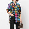 Cocoa Yacht Club Rainbow Plaid Shirt