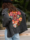 Cocoa Yacht Club Vintage Floral Denim Jacket