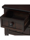 Cocoa Yacht Club Narrow Console Desk (Espresso)