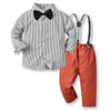 Cocoa Yacht Club Multi-Color Plaid Shirt & Suspenders Boys' Suit