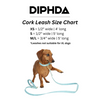 Diamond Cork Leather Leash