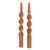 Caramel Swirl Candle (Pair) - Pack of 10