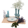 Colette and Milo Rattan Bunnies - Pair
