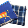 Couvertures et Tenues du Jour Blue Vintage Scarf Crossbody Bag