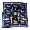 Couvertures et Tenues du Jour Blue Vintage Scarf Crossbody Bag